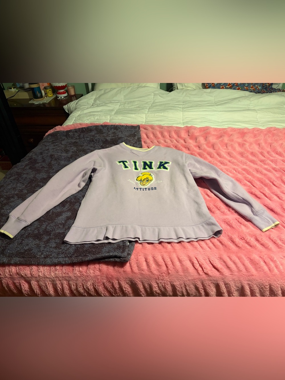 Disneyland TinkerBell vintage woman’s sweatshirt